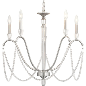 PP400160009 Stratham Mid Sized Chandelier Chandelier - Brushed Nickel