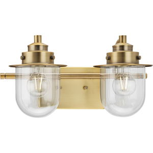 PP300435163 Northlake 2 Bulb Bathroom Lighting - Vintage Brass