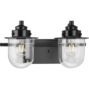 PP30043531M Northlake 2 Bulb Bathroom Lighting - Matte Black