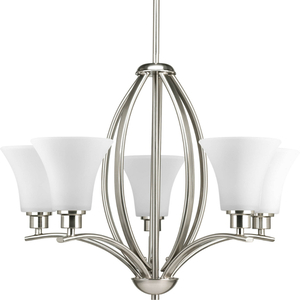 PP449009 Joy Mid Sized Chandelier Chandelier - Brushed Nickel