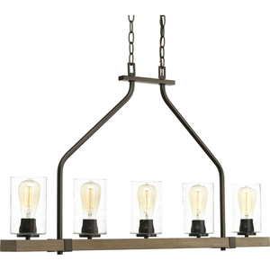 PP400055020 Barnes Mill Linear Pendant Pendant Light - Antique Bronze