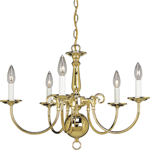 PP434610 Americana Mini Chandelier - Polished Brass