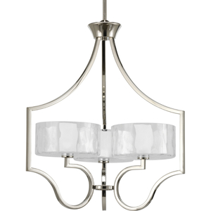 PP4644104WB Caress Mid Sized Chandelier Chandelier - Polished Nickel