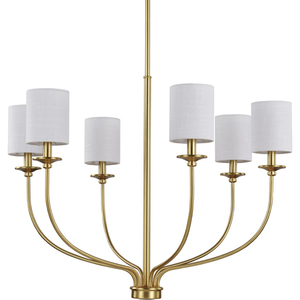 PP400227012 Bonita Mid Sized Chandelier Chandelier - Satin Brass