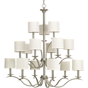 PP465009 Inspire Large Foyer Chandelier Chandelier - Brushed Nickel