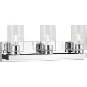 PP300388015 Goodwin 3 Bulb Bathroom Lighting - Polished Chrome