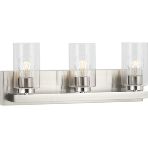 PP300388009 Goodwin 3 Bulb Bathroom Lighting - Brushed Nickel