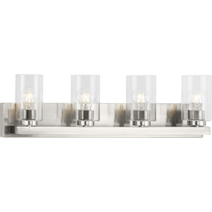 PP300389009 Goodwin 4 or More Bulb Bathroom Lighting - Brushed Nickel