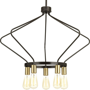 PP400105020 Hangar Mid Sized Chandelier Chandelier - Antique Bronze