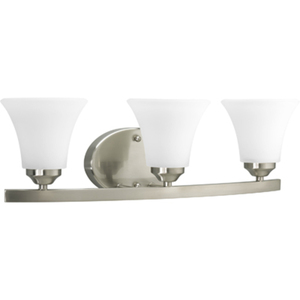 PP201009 Adorn 3 Bulb Bathroom Lighting - Brushed Nickel PP201009 Adorn 3 Bulb Bathroom Lighting - Brushed Nickel