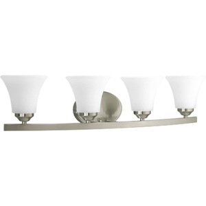 PP201109 Adorn 4 or More Bulb Bathroom Lighting - Brushed Nickel PP201109 Adorn 4 or More Bulb Bathroom Lighting - Brushed Nickel
