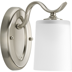 PP201809 Inspire 1 Bulb Wall Sconce - Brushed Nickel