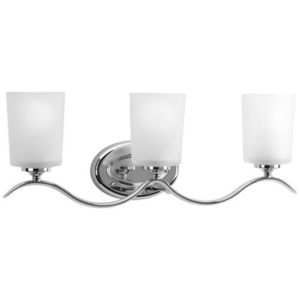 PP202015 Inspire 3 Bulb Bathroom Lighting - Chrome PP202015 Inspire 3 Bulb Bathroom Lighting - Chrome