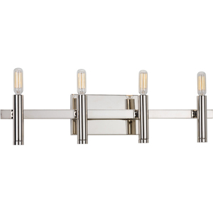 PP2102104 Draper 4 or More Bulb Bathroom Lighting - Polished Nickel