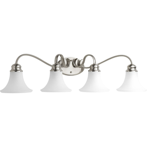 PP210509 Applause 4 or More Bulb Bathroom Lighting - Brushed Nickel