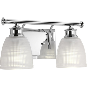 PP211615 Lucky 2 Bulb Bathroom Lighting - Polished Chrome