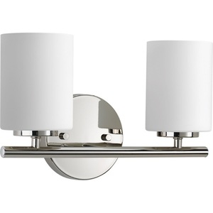 PP2158104 Replay 2 Bulb Bathroom Lighting - Polished Nickel