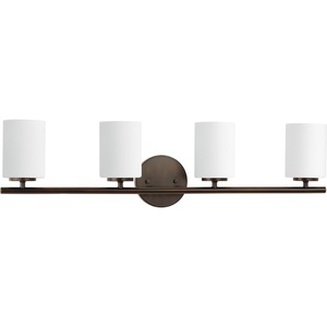 PP216020 Replay 4 or More Bulb Bathroom Lighting - Antique Bronze PP216020 Replay 4 or More Bulb Bathroom Lighting - Antique Bronze