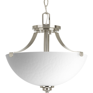 PP231509 Legend Semi Flush Mount Ceiling Light - Brushed Nickel