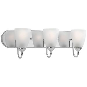 PP270815 Gather 3 Bulb Bathroom Lighting - Polished Chrome PP270815 Gather 3 Bulb Bathroom Lighting - Polished Chrome