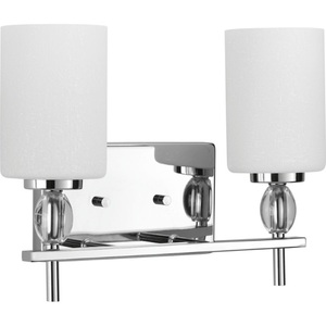 PP277515 Status 2 Bulb Bathroom Lighting - Polished Chrome