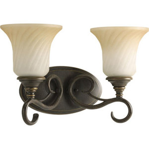 PP278477 Kensington 2 Bulb Bathroom Lighting - Forged Bronze