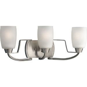 PP279609 Wisten 3 Bulb Bathroom Lighting - Brushed Nickel