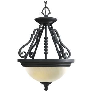 PP283380 Meeting Street Up Light Pendant Light - Forged Black