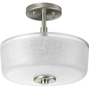 PP285109 Alexa Semi Flush Mount Ceiling Light - Brushed Nickel