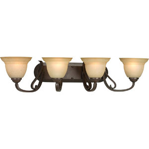 PP288477 Torino 4 or More Bulb Bathroom Lighting - Forged Bronze