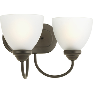 PP291520 Heart 2 Bulb Bathroom Lighting - Antique Bronze PP291520 Heart 2 Bulb Bathroom Lighting - Antique Bronze