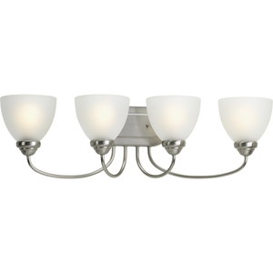 PP292809 Heart 4 or More Bulb Bathroom Lighting - Brushed Nickel PP292809 Heart 4 or More Bulb Bathroom Lighting - Brushed Nickel