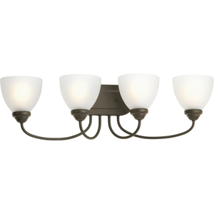 PP292820 Heart 4 or More Bulb Bathroom Lighting - Antique Bronze PP292820 Heart 4 or More Bulb Bathroom Lighting - Antique Bronze