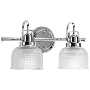 PP299115 Archie 2 Bulb Bathroom Lighting - Chrome