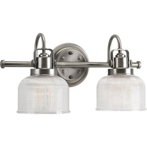 PP299181 Archie 2 Bulb Bathroom Lighting - Antique Nickel