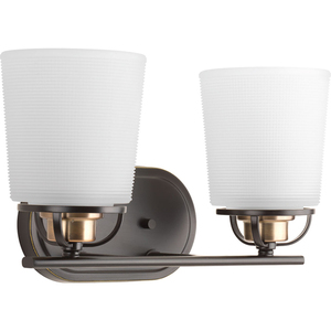PP300005020 West Village 2 Bulb Bathroom Lighting - Antique Bronze PP300005020 West Village 2 Bulb Bathroom Lighting - Antique Bronze
