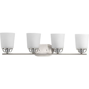 PP300007009 West Village 4 or More Bulb Bathroom Lighting - Brushed Nickel PP300007009 West Village 4 or More Bulb Bathroom Lighting - Brushed Nickel