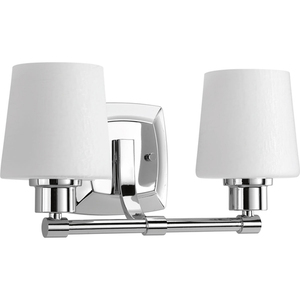 PP300017015 Glance 2 Bulb Bathroom Lighting - Polished Chrome PP300017015 Glance 2 Bulb Bathroom Lighting - Polished Chrome