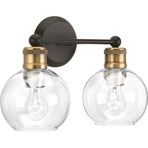 PP300050020 Hansford 2 Bulb Bathroom Lighting - Antique Bronze PP300050020 Hansford 2 Bulb Bathroom Lighting - Antique Bronze