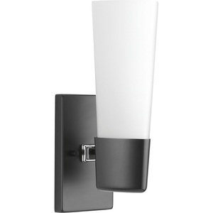 PP300061031 Zura 1 Bulb Wall Sconce - Black