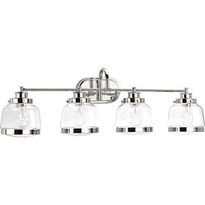 PP300083104 Judson 4 or More Bulb Bathroom Lighting - Polished Nickel