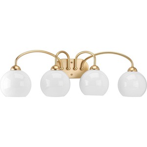 PP300087078 Carisa 4 or More Bulb Bathroom Lighting - Vintage Gold