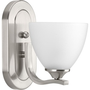 PP300095009 Laird 1 Bulb Wall Sconce - Brushed Nickel