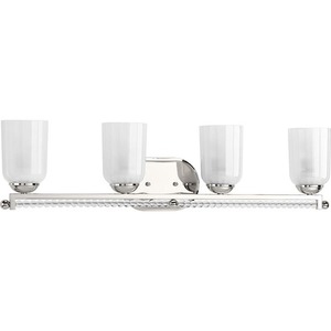 PP300103104 Carlyn 4 or More Bulb Bathroom Lighting - Polished Nickel PP300103104 Carlyn 4 or More Bulb Bathroom Lighting - Polished Nickel