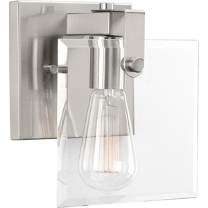 PP300105009 Glayse 1 Bulb Wall Sconce - Brushed Nickel