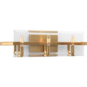 PP300110109 Cahill 3 Bulb Bathroom Lighting - Brushed Bronze