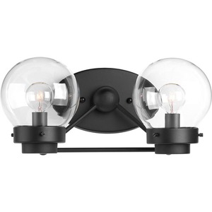 PP300113031 Spatial 2 Bulb Bathroom Lighting - Black