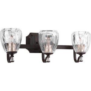 PP300118020 Anjoux 3 Bulb Bathroom Lighting - Antique Bronze PP300118020 Anjoux 3 Bulb Bathroom Lighting - Antique Bronze