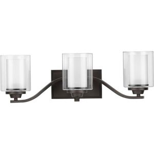 PP300122143 Kene 3 Bulb Bathroom Lighting - Graphite PP300122143 Kene 3 Bulb Bathroom Lighting - Graphite