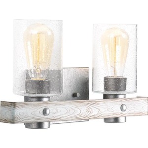 PP300124141 Gulliver 2 Bulb Bathroom Lighting - Galvanized Finish